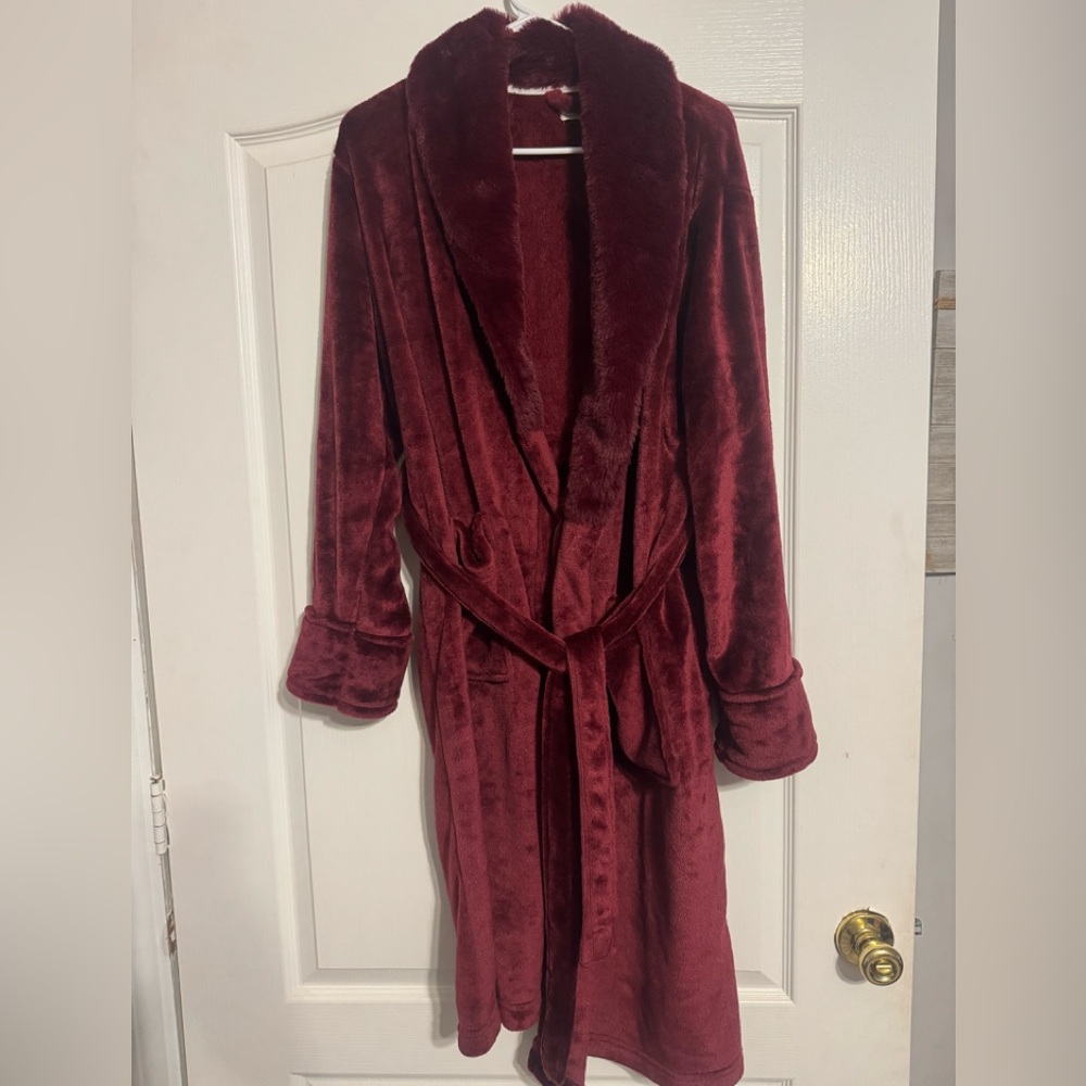 Daydreamer Rich Burgundy Teddy Jacket